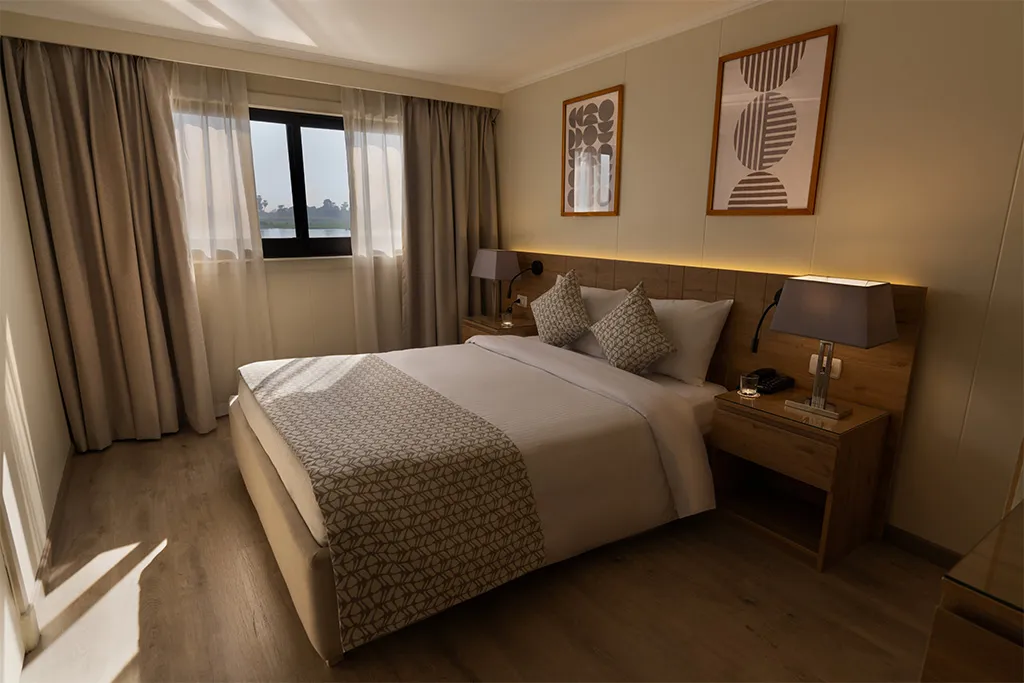 Cabin aboard the Star Of Luxor Nile cruise